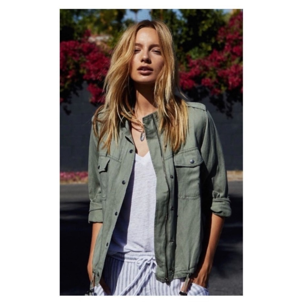 Rails Collins Military Utility Jacket Sage Green Small - Picture 8 of 16